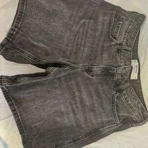 Hollister NWOT Black Wash Denim Shorts